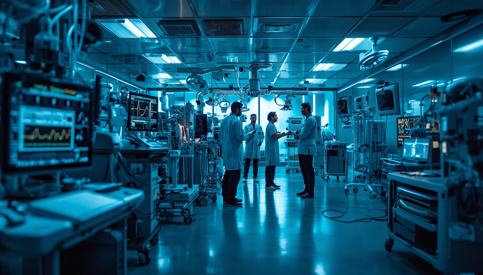 Hospital biomedical operations and coordination